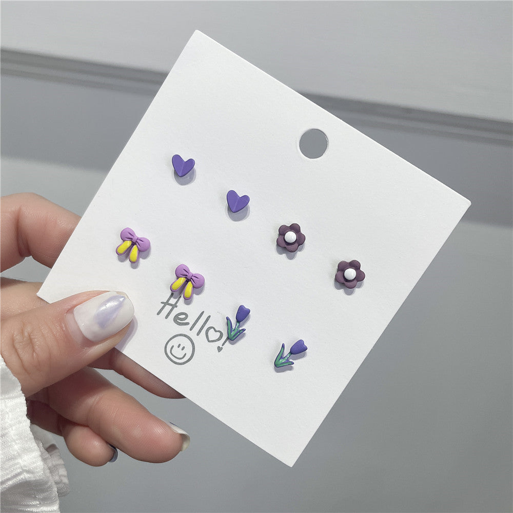 Pendientes De Cerámica Con Pendientes De Corazón De Fresa Al Por Mayor